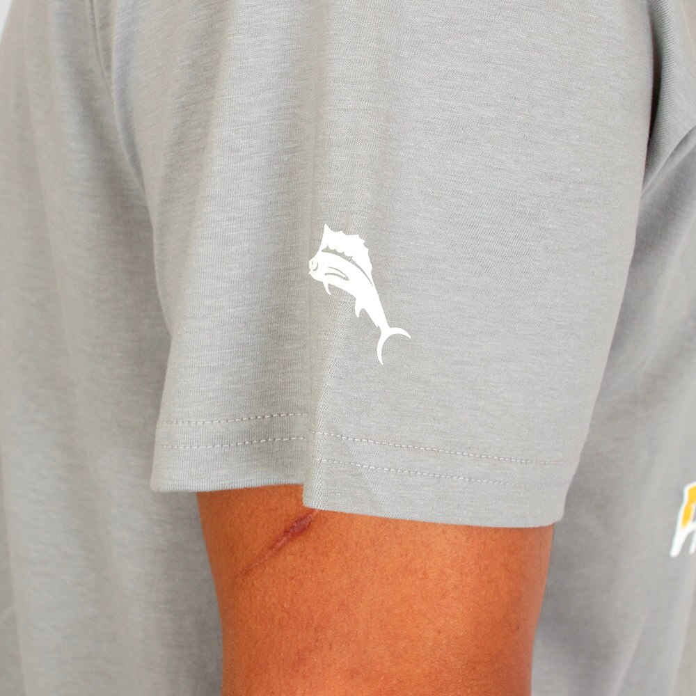 Interlocking UO, Tommy Bahama, Grey, Crew Neck, Cotton, Men, Football, Huddles & Hang Tens, T-Shirt, 924659